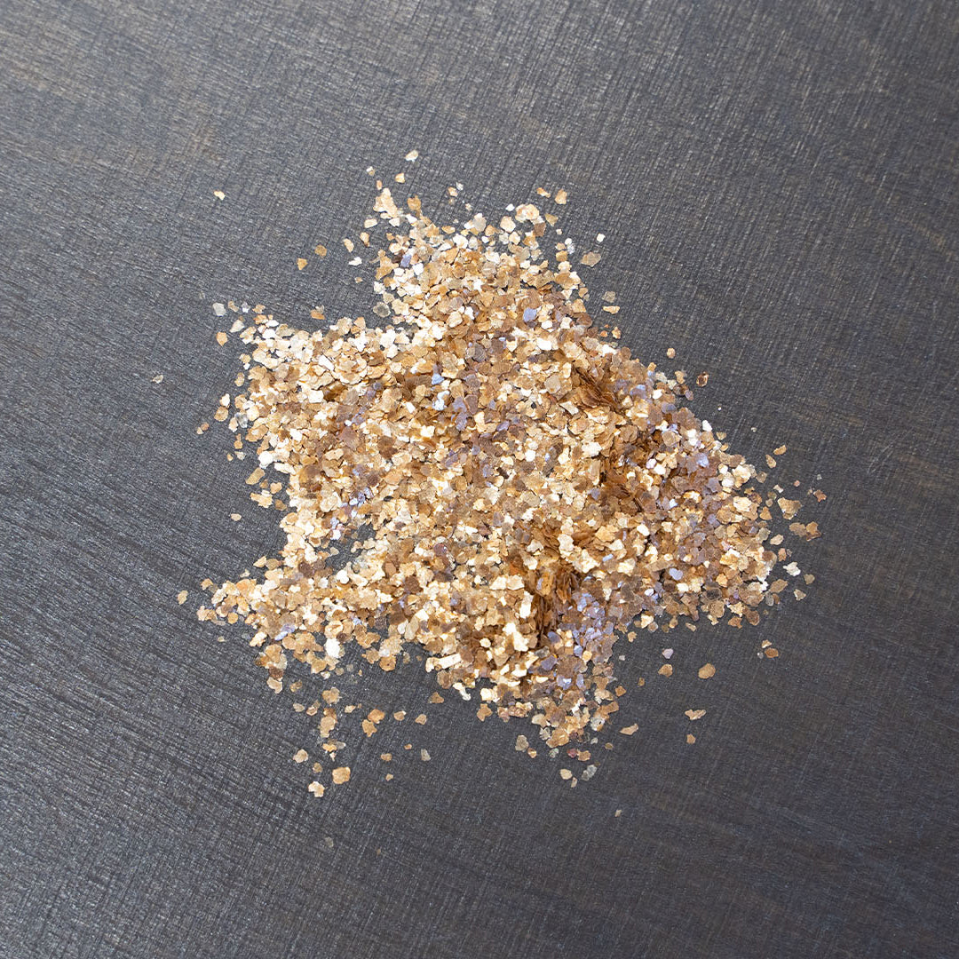 Vilgukivi (mica) helbed kuldne/pronksikarva